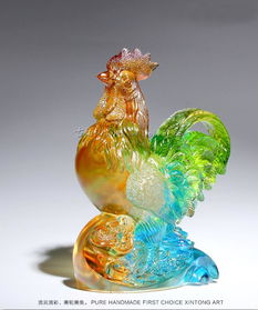 雞琉璃工藝品擺件 吉祥如意，萬事大吉的匠心之作